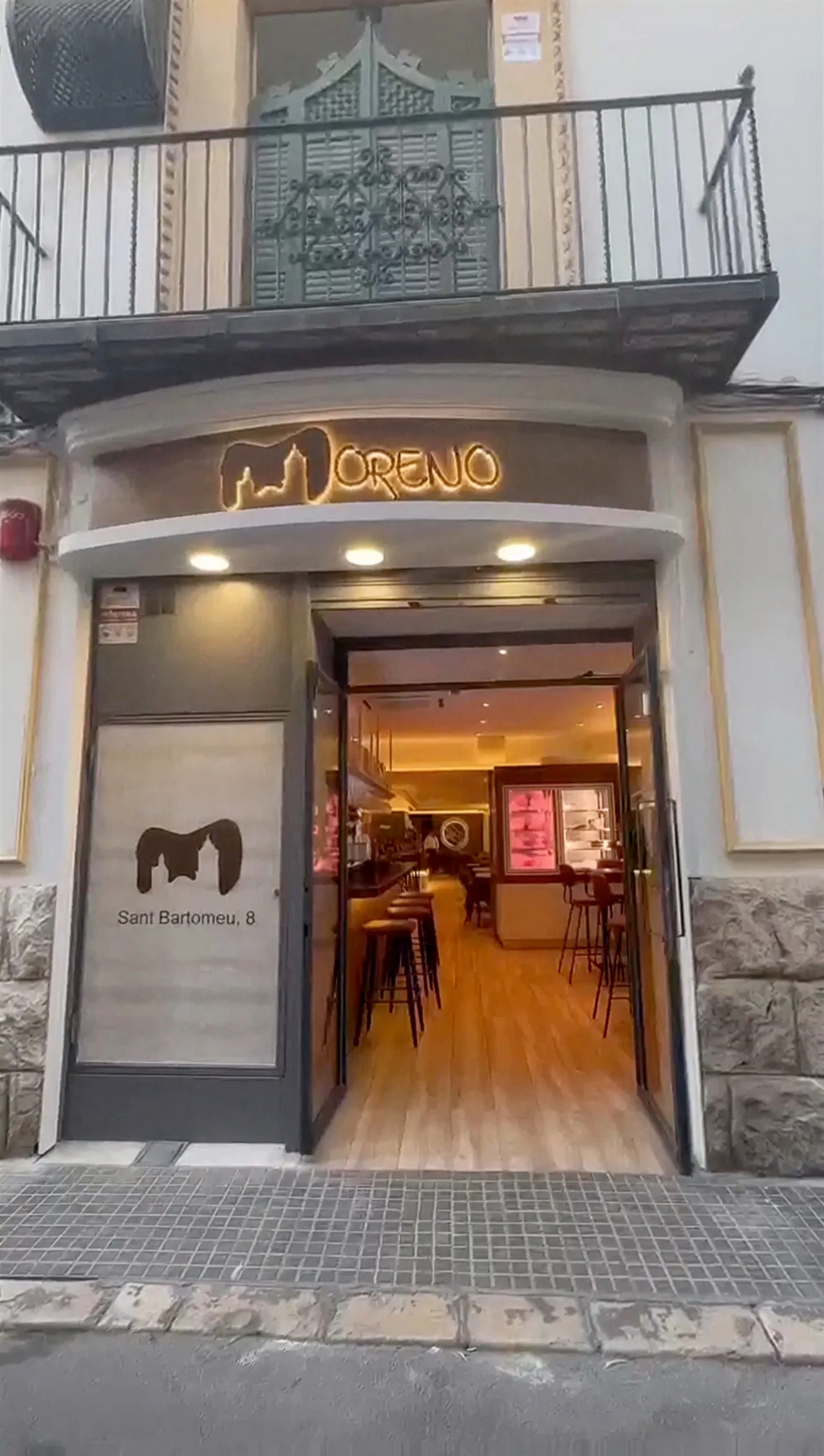 La entrada de Moreno Sant Bartomeu