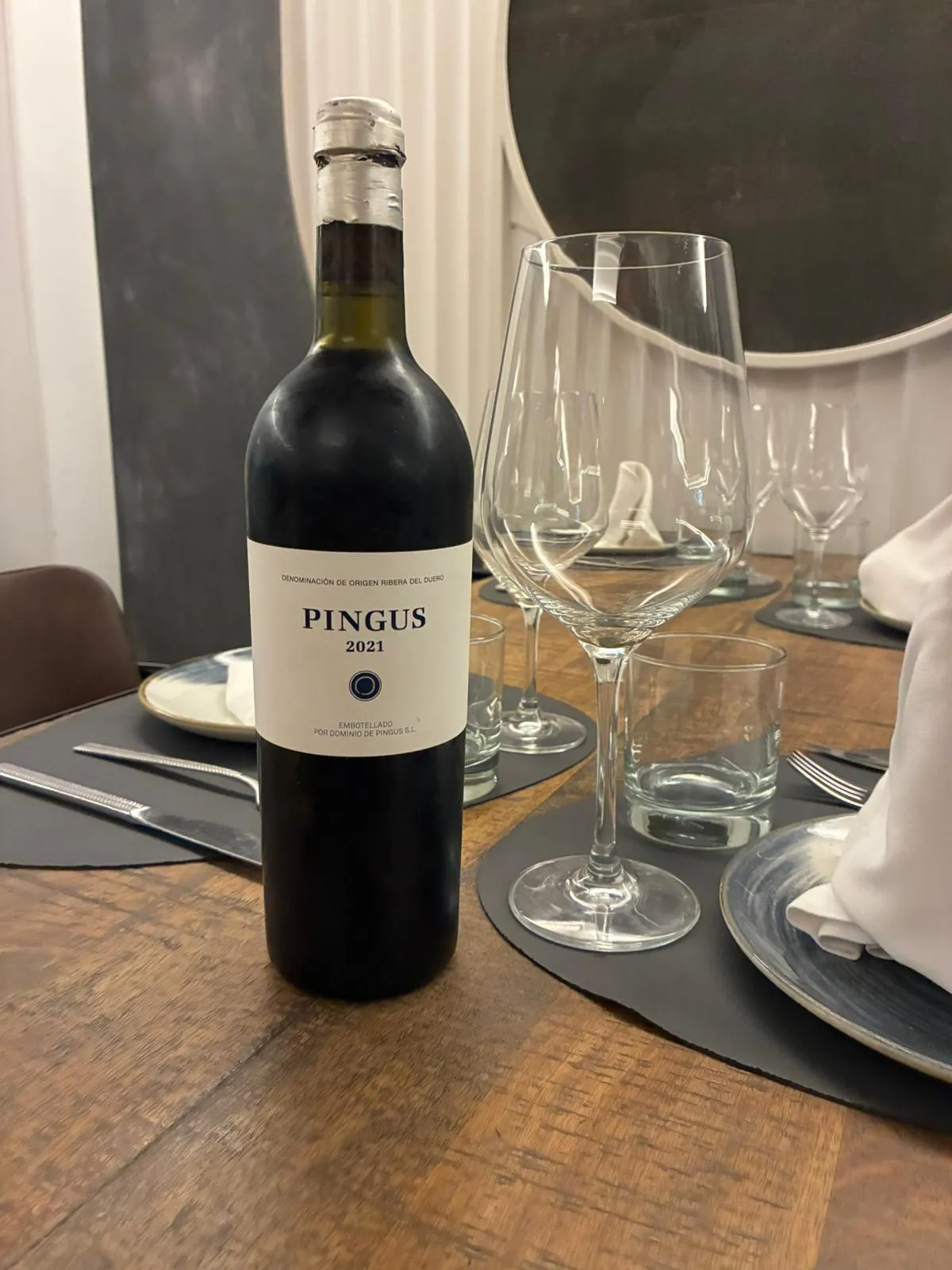 La carta de vinos de Moreno